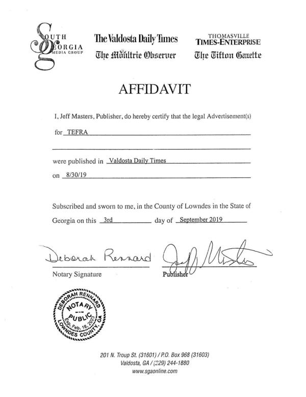 AFFIDAVIT