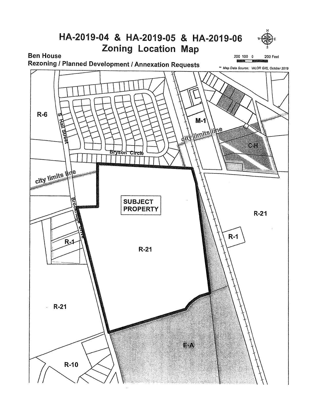 Zoning Location Map