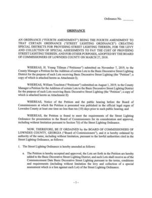 [WHEREAS, Notice of the Petition and the public hearing before the Board of]