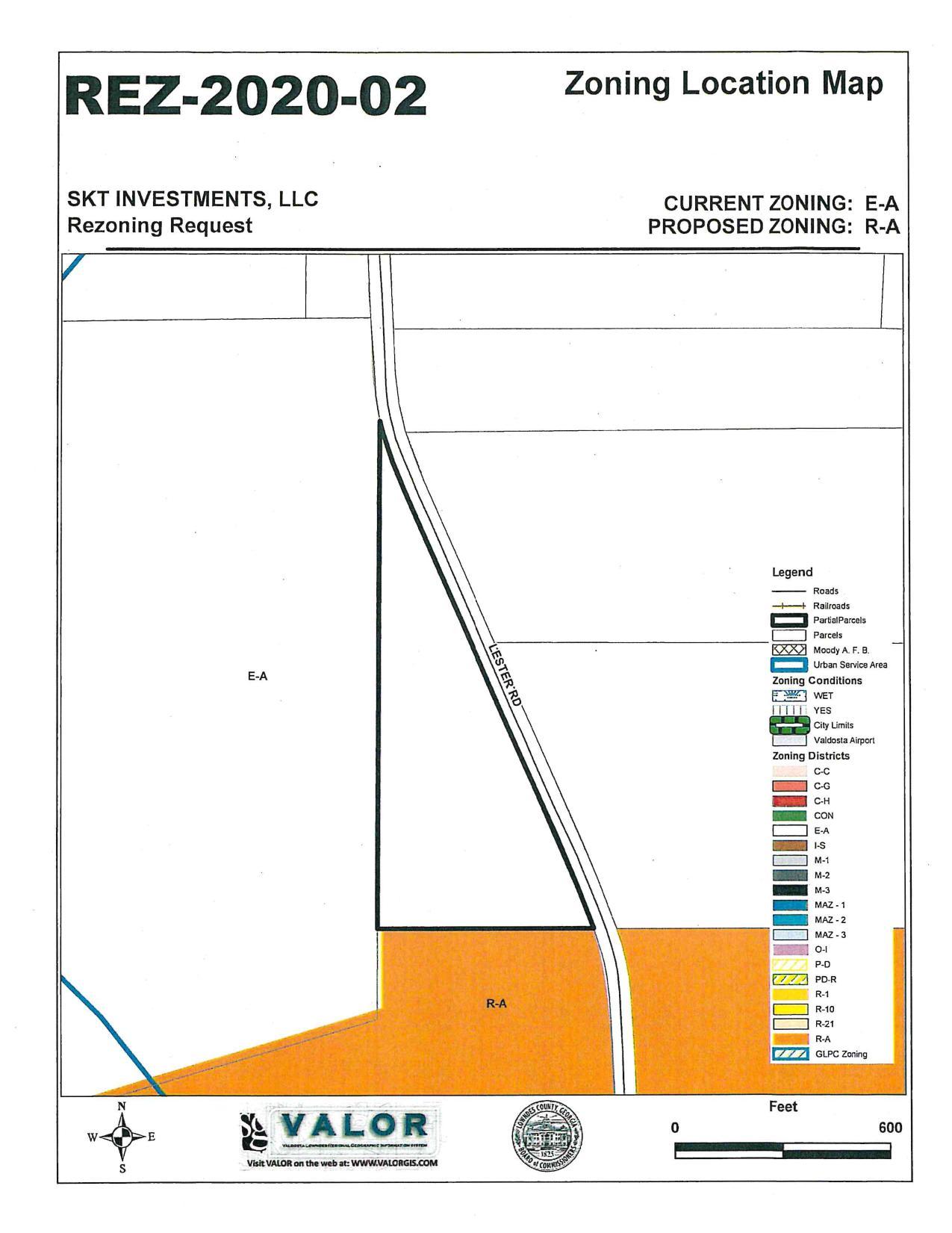 Zoning Location Map