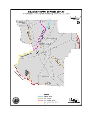 [Map: WITHLACOOCHEE RIVER (R031102030401) SAMPLING LOCATIONS]