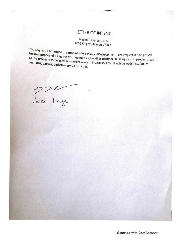 Letter of Intent, Jose Lage