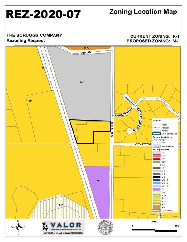 Zoning Location Map