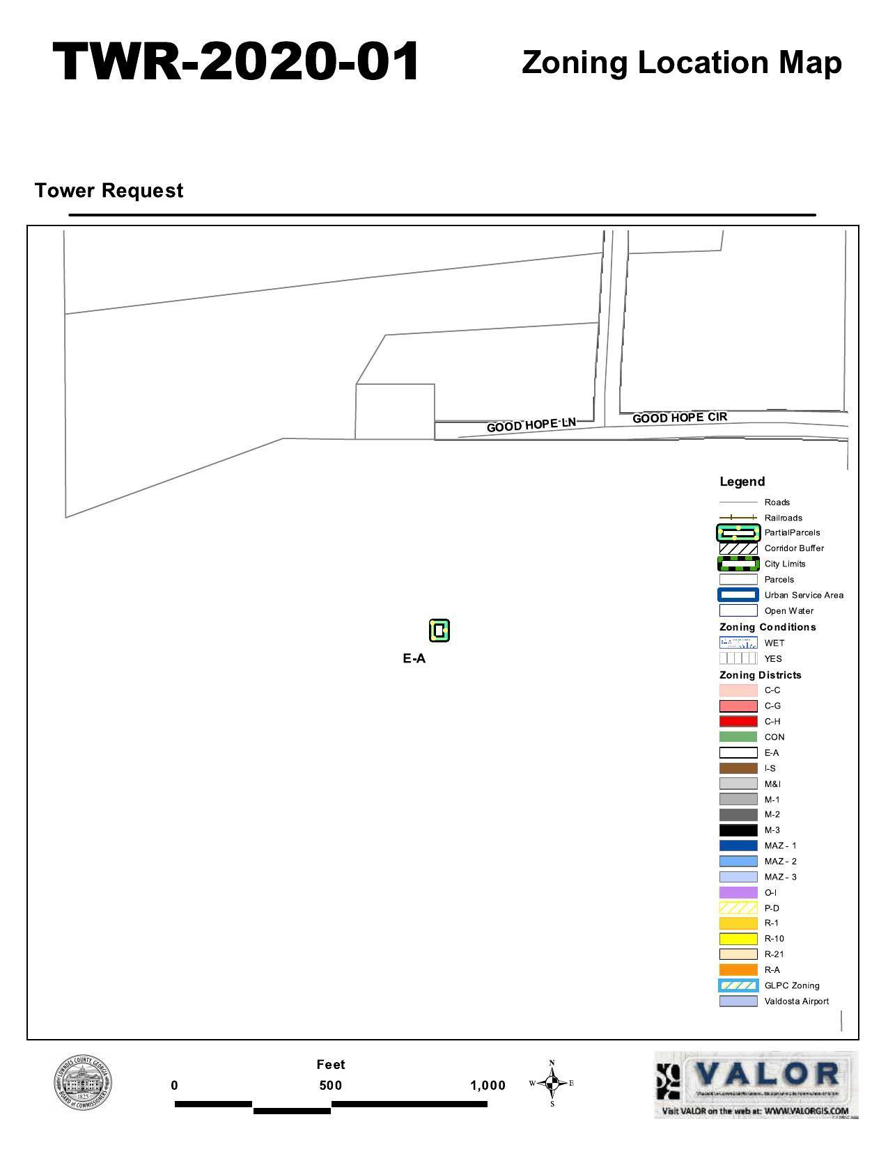 Zoning Location Map