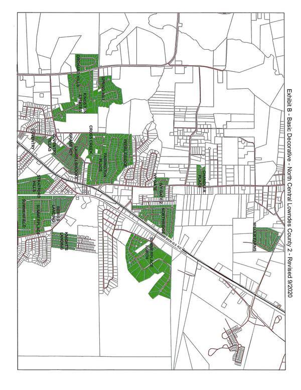 Exhibit B: Basic Decorative; North Central Lowndes County 2; Revised 9/2020