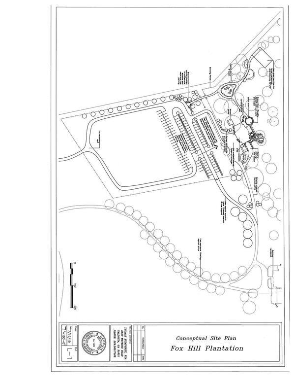 Conceptual Site Plan: Fox Hill Plantation