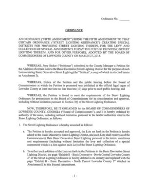 [WHEREAS, Notice of the Petition and the public hearing before the Board of]