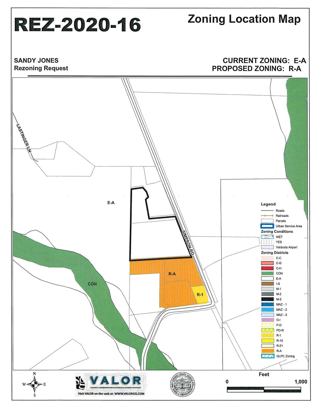 Zoning Location Map