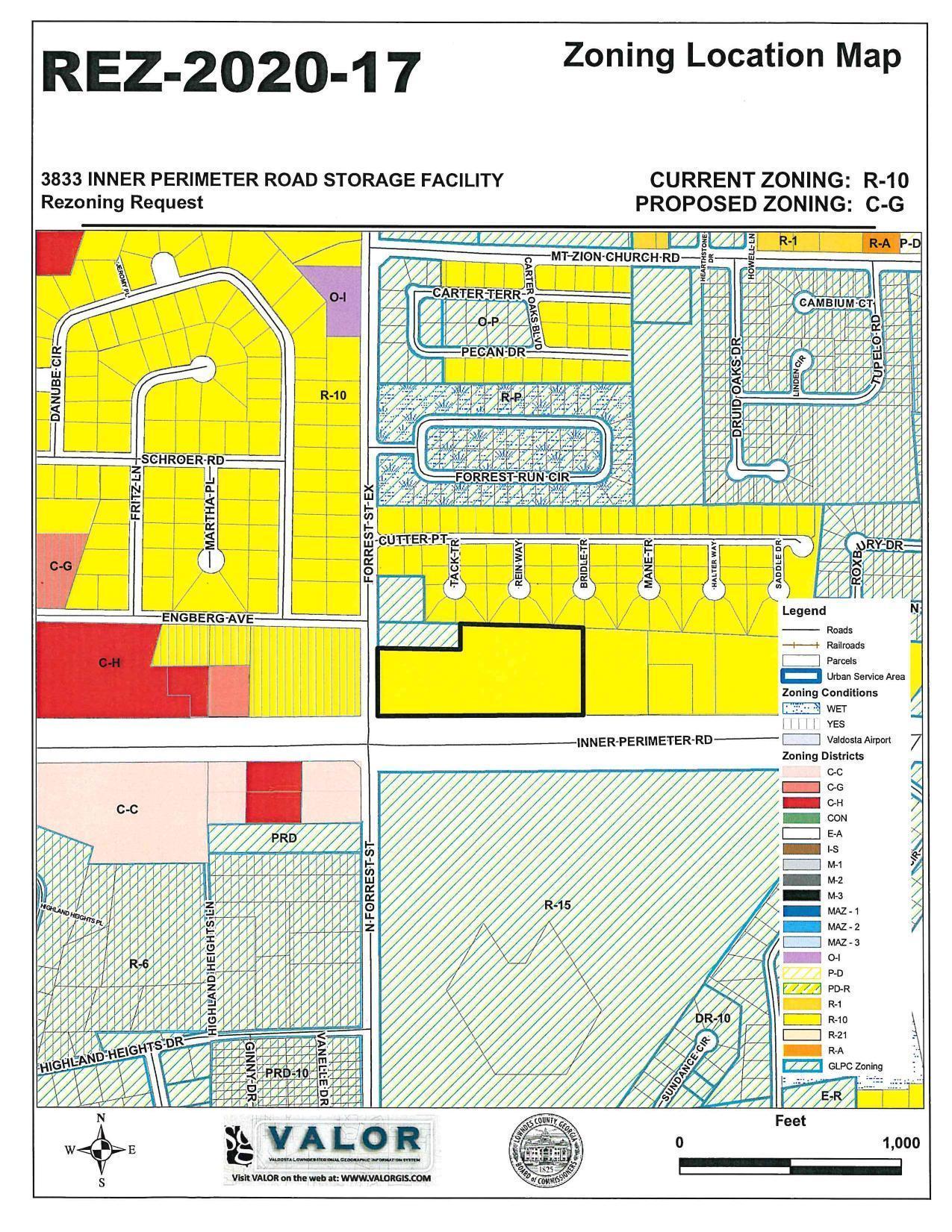 Zoning Location Map