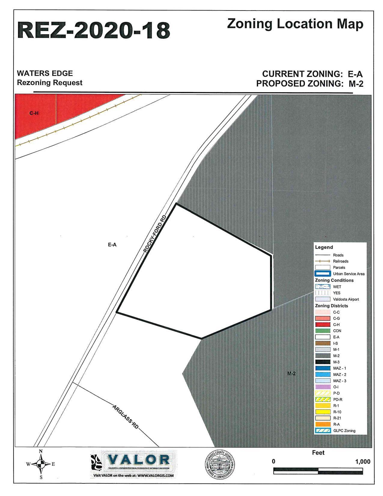 Zoning Location Map