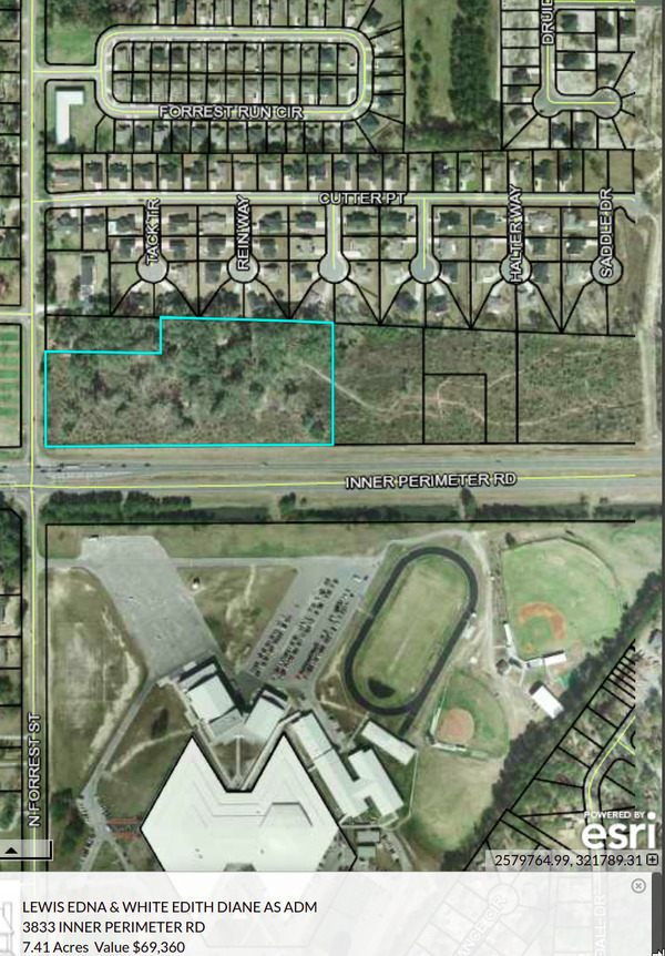 Map: REZ-2020-17 Adams Property Group 3833 Inner Perimeter Road (0149A 036D)