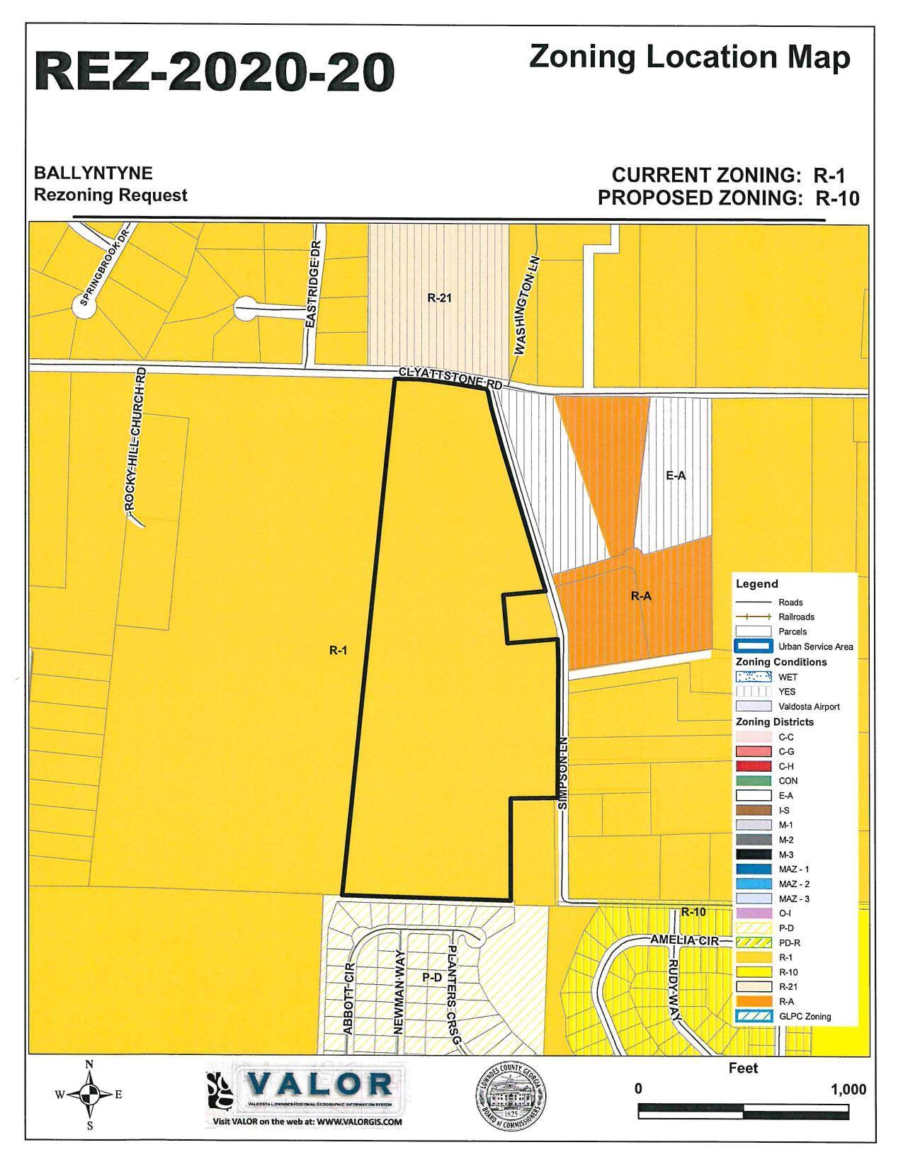 Zoning Location Map