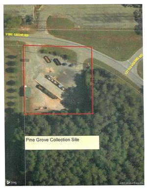 [Aerial photograph: Pine Grove Road Collection Center]