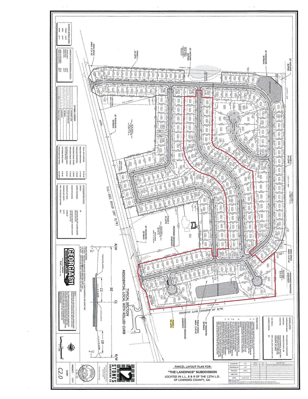 Parcel Layout Plan