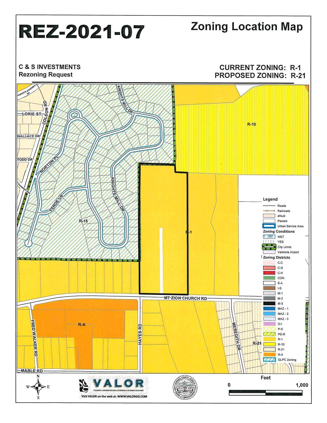 Zoning Location Map