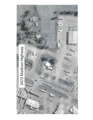 [Aerial map, 3473 Madison Highway]