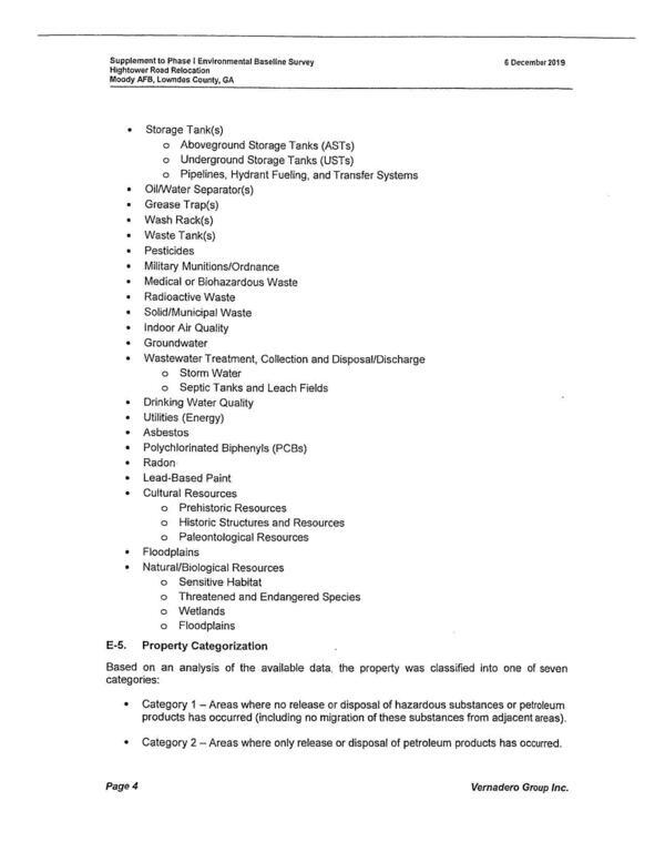 E-5. Property Categorization