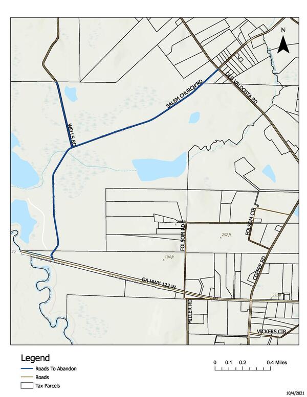 Map: Little River, Meetinghouse Creek