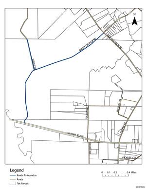 [Map: runs from GA 122 to Old Valdosta Road]