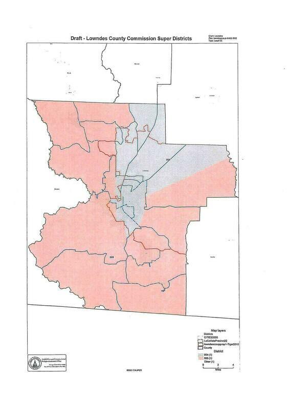 [Exhibit B: Map of Districts 4, 5]