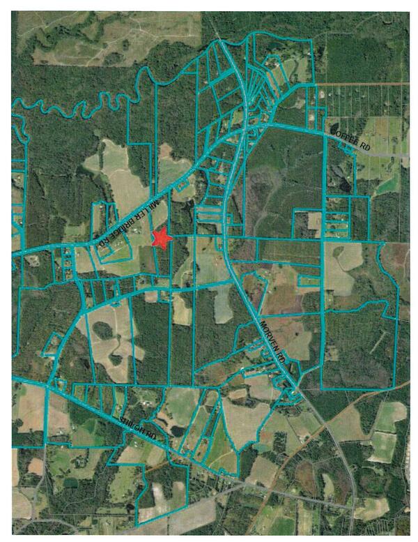 Location map with parcel boundaries