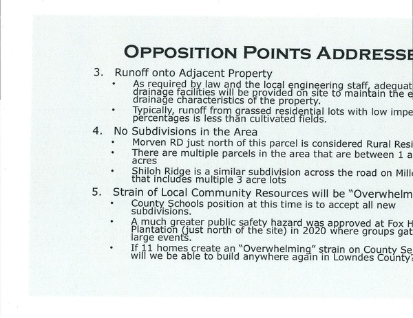 OPPOSITION POINTS ADDRESSED (2 of 3)