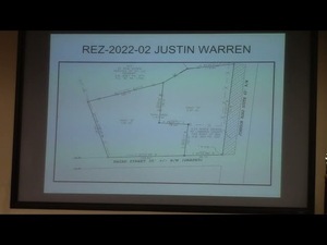 [REZ-2022-02 Justin Warren, 4128 Johnson Rd., 1.97ac, R-1 to R-21, Well & Septic]