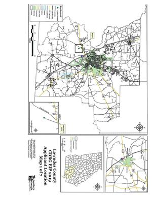 [Map: LAP Rocky Ford Road Project Site]