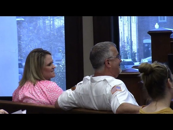 9. Reports: pictured, Fire Chief Lloyd Green