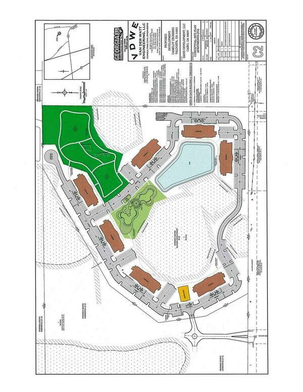 Map: Detail, Proposed Development, Camelot Crossing