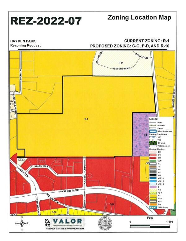 Zoning Location Map