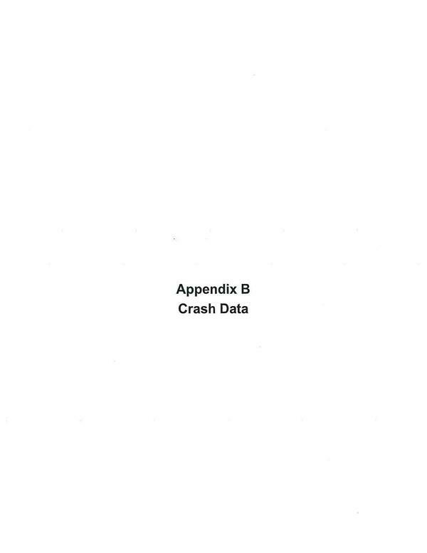Appendix B: Crash Data