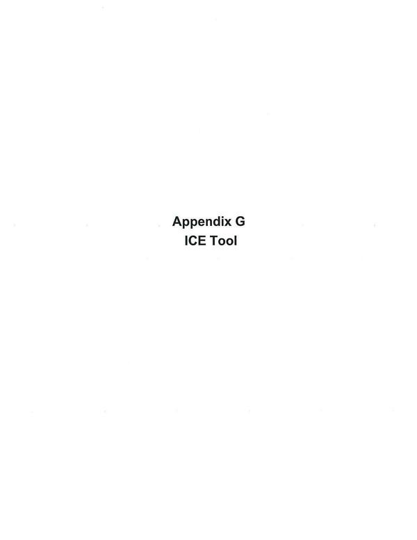 Appendix G: ICE Tool