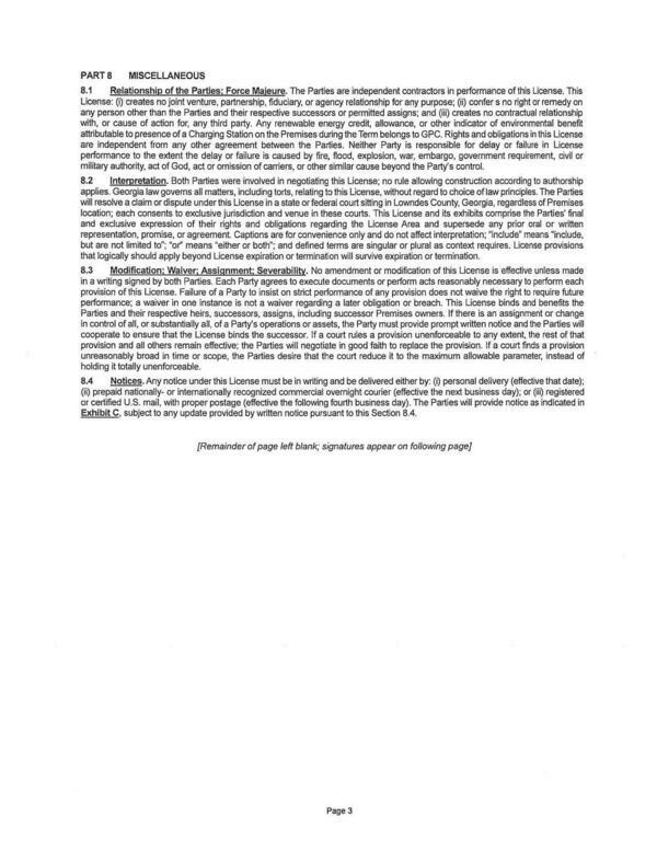 in control of all, or substantially all, of a Party's operations or assets, the Party must provide prompt written notice and the Parties will