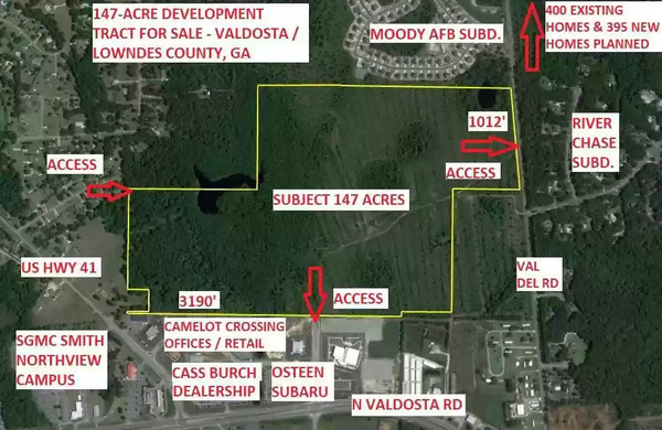 Realtor.com map of Camelot Crossing subdivision lot