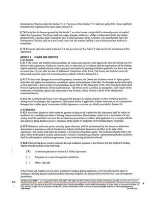 [lien notice or filing deadlines prior to resolution of the matter by mediation or by binding dispute resolution.]