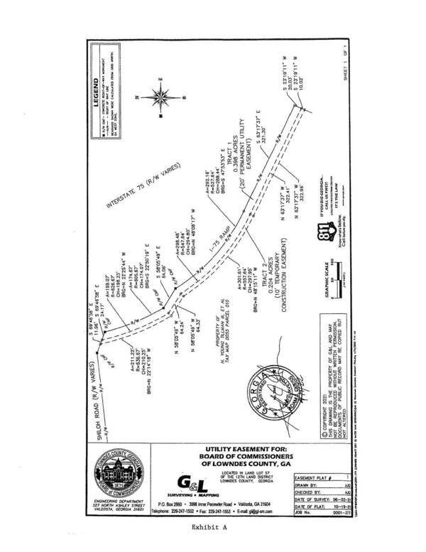 Plat Map: UTILITY EASEMENT