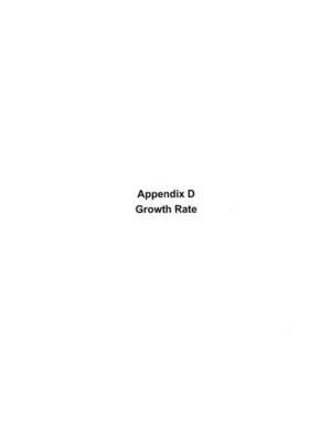 [Appendix D: Growth Rate]