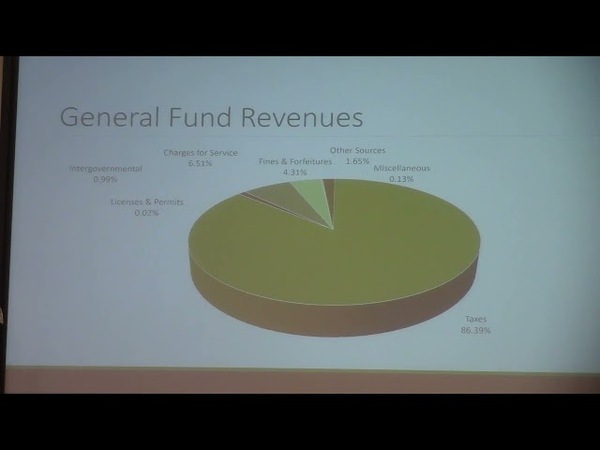 Pie Chart: General Fund Revenues