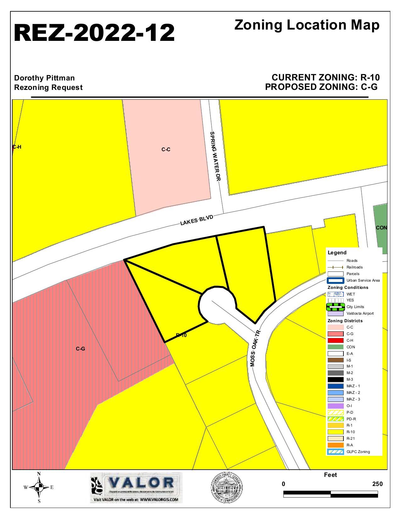 Zoning Location Map