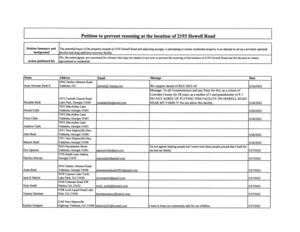 [14373 Corinth Church Road DO NOT AGREE OF PUTTING THIS FACILITY ON HOWELL ROAD]