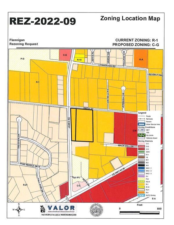 Zoning Location Map