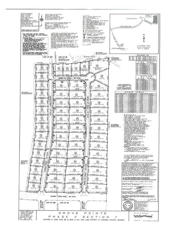 Plat: Grove Pointe Phase V Section 1