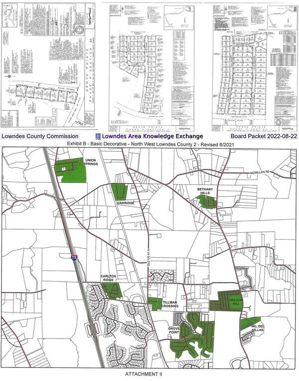 [Grove Pointe Phase V and Basic Decorative North West Lowndes County 2 Revised]