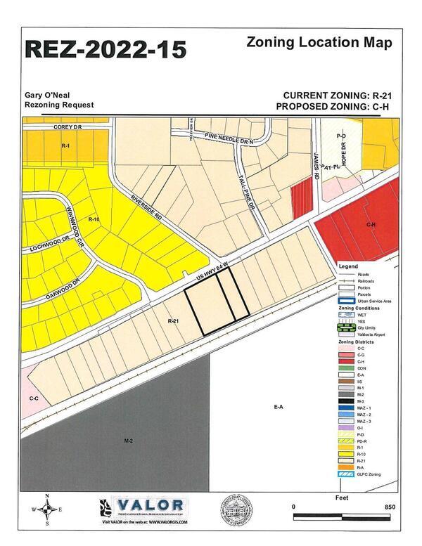 Zoning Location Map