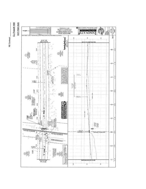 Survey map: Paving Improvements