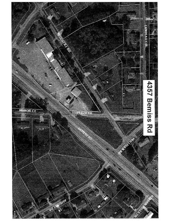 Aerial Map: 4357 Bemiss Road