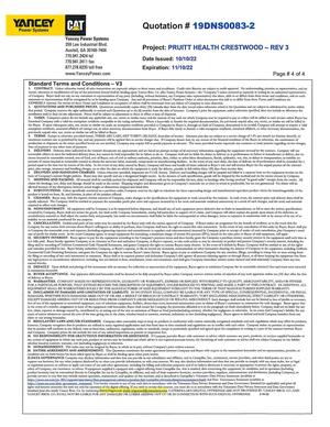 [2. QUOTATIONS AND PUBLISHED PRICES. Quotations automatically expire thiy (0) calendar days from the date issued unles otherwise stated in the Quotation and are subject ro withdrawal by notice within]