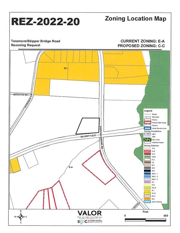 Zoning Location Map