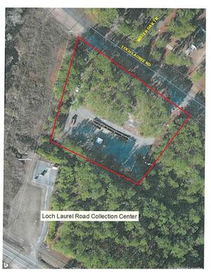 [Map: Loch Laurel Road Collection Center (ADS)]